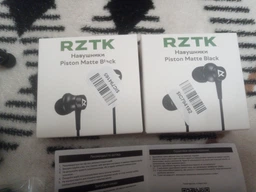 Навушники RZTK Piston Matte Black фото від покупців 4