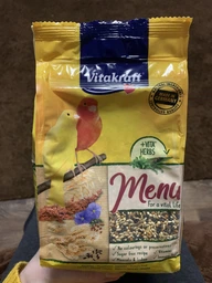 Повсякденний корм для канарок з медом Vitakraft Menu Vital 500 г (4008239214461) фото від покупців 1