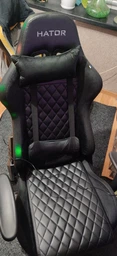 Крісло для геймерів Hator Darkside RGB Black (HTC-918) фото від покупців 8