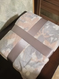Плед Ardesto Flannel Флора Сірий із рожевим 160х200 см (ART0106PB) фото від покупців 1