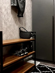 Підставка для взуття / речей у стилі Лофт каркас металевий StepLoft Coas-shoes-119