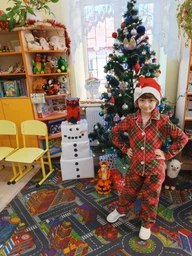 Детская теплая новогодняя пижама для девочки Tair kids Новогодняя 897КС 98 см Клетка зеленая (2100011850651) фото от покупателей 1