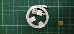 Кабель для заряджання iPhone завдовжки 1 метр з роз'ємом Apple Lightning to USB зарядка для айфона 1M шнур для iPad Cable IOS White