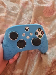Силиконовый чехол + накладки для геймпада Xbox Series S X TYX-0626 Dobe красный фото от покупателей 4
