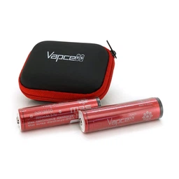 Акумулятор 18650 літій-іонний (Li-Ion) Vapcell INR18650 M35, 3500mAh, 10A, 4.2/3.6/2.5V, червоний