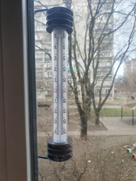 Спиртовий віконний термометр TFA 14600001 фото від покупців 2