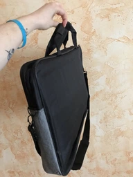 Сумка для ноутбука Ritar 15.6", джинсова тканина, сіро-чорна (Gray-Black) фото від покупців 5