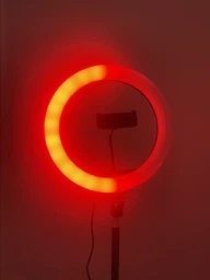 Кольцевая светодиодная цветная лампа RGB LED MJ26 Набор блогера селфи кольцо со штативом Мультиколор 26 см фото от покупателей 13