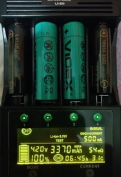 Акумулятор 18650 3500mAh Li-Ion, (3550-3650mah), 3.7V (2.75-4.2V), Blac Liitokala (Lii-35A) фото від покупців 11