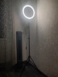 Кольцевая светодиодная цветная лампа RGB LED MJ30 Набор блогера селфи кольцо со штативом Мультиколор 30 см