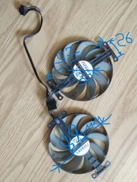 Вентилятор для видеокарты ASUS GTX 1660 Ti RTX 2060 Super 2070 DUAL EVO FirstD FDC10H12S9-C (T129215SU PLD09210S12H T129215BU) комплект 2 шт (№312.05) фото от покупателей 5