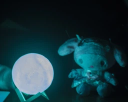 Ночник Светильник настольный 3D Moon Light Lamp Луна на пульте и сенсорное управление 14,5 см с аккумулятором 16 цветов GS-3541
