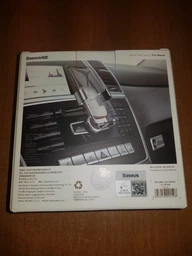 Автодержатель для телефона Baseus Metal Age Gravity Car Mount CD Version SUYL-J01 Black фото от покупателей 4