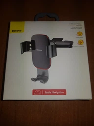 Автодержатель для телефона Baseus Metal Age Gravity Car Mount CD Version SUYL-J01 Black фото от покупателей 3