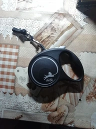 Поводок-рулетка Flexi Black Design М лента 5 м Зеленый (4000498034026) фото от покупателей 1