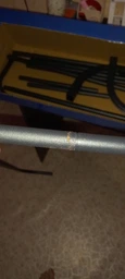 Вішалка підлогова Double FloorHanger для одягу, з полицями для взуття і з гачками, розкладна, чорна фото від покупців 16