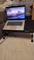 Столик для ноутбука с вентилятором VHG A8L 600×330 Beige