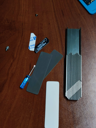Радиатор охлаждения SSD M.2 2280 Silver + термопрокладки фото от покупателей 4