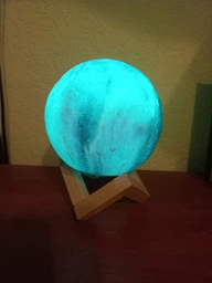 Нічник настільний LED RGB 3D Galaxy 12 см з пультом та акумулятором фото від покупців 4