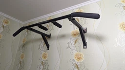 Турник настенный домашний PullUp разборной 3 хвата обычный + широкий + узкий хват черный (P1041) фото от покупателей 16