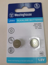Щелочная батарейка Westinghouse Alkaline LR44 2 шт (889554001943)