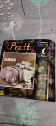 Постільна білизна з натуральної тканини Ранфорс Pretty 1979 Кульбабки Євро 200х220 фото від покупців 7