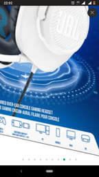Навушники JBL Quantum 100P Console (JBLQ100PWHTBLU) фото від покупців 2