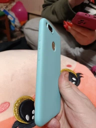 Чохол LUX для Xiaomi Mi A1 / Mi5X силікон soft touch бампер блакитний фото від покупців 1