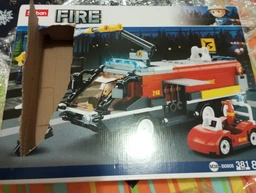 Конструктор SLUBAN "Fire": Пожежна машина аеропорту, Машинка (M38-B0808)