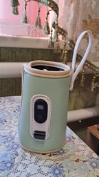 Нагрівач пляшечок портативний Swan Baby 2.0 підігрівач + адаптер 5V/2A для новонароджених термос для підігріву дитячої суміші від павербанку електричні підігрівачі для малюків зелений фото від покупців 12