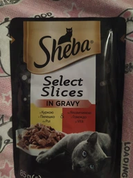 Упаковка влажного корма для кошек Sheba с курицей и говядиной в соусе 85 г 28 шт (4770608264192) фото от покупателей 3