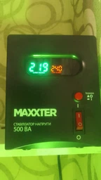 Стабілізатор напруги Maxxter MX-AVR-S500-01 500 ВА фото от покупателей 5