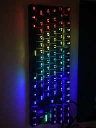 Клавіатура механічна дротова GamePro MK100R Red Switch TKL LED USB Black
