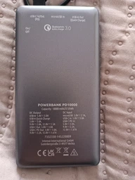 УМБ Intenso pd10000 10000mAh qc 3.0 microUSB, usb-a, usb Type-C (pb930388 / 7332330) фото от покупателей 12