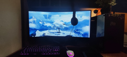 Монитор 34" Samsung Odyssey G5 C34G55T (LC34G55TWWIXCI) WQHD / VA 1000R Curved / 165Hz / 1ms / 8-Bit / DisplayHDR 10 / G-Sync Compatible / FreeSync Premium / Black eQualizer / Picture-by-Picture фото от покупателей 1