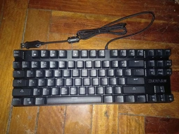 Клавіатура ігрова Механічна Дротова ZUOYA X51 87 з RGB-підсвічуванням Anti Ghosting (Red Switch) Біла фото від покупців 1