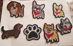 Вышитые нашивки Embroidery Собачки набор №1 (68650)