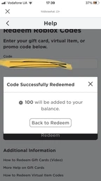 Карта пополнения Roblox Gift Card на 300 ROBUX фото от покупателей 8