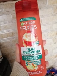 Восстанавливающий шампунь Garnier Fructis Гудбай Повреждения для секущихся и поврежденных волос 400 мл (3600541284593) фото от покупателей 3
