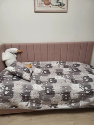 Покрывало Руно с ультразвуковой стежкой 150х212 см Полуторный Grey Cat двустороннее (Р360.52_Grey Cat)