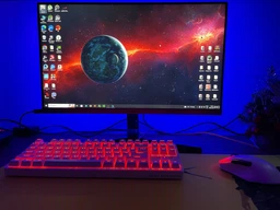 Клавиатура проводная Hator Rockfall 2 Mecha TKL Orange USB Black (HTK-520)