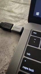 Адаптер Ugreen OTG to USB 3.0 Type-C Silver White с карабином (US270) фото от покупателей 7