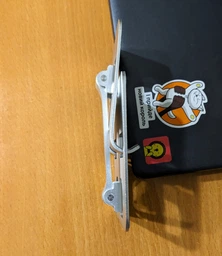 Алюмінієва підставка тримач на стіл для мобільного телефона, смартфона, планшета HQ-Tech Stabletron S1 з регулюванням висоти та кута нахилу