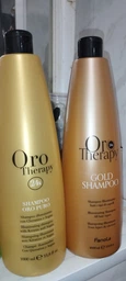 Шампунь увлажняющий с микрочастицами золота Fanola Oro Therapy Shampoo Oro Puro 1000 мл