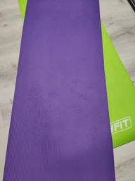 Коврик для йоги, пилатеса и фитнеса EasyFit EF-1919-BK, противоскользящий, NBR, Черный, 180×61×1 см. фото от покупателей 2