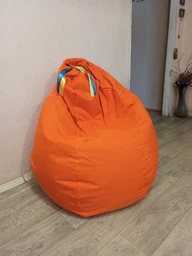 Крісло мішок груша пуфик ХL 120х85см Помаранчевий