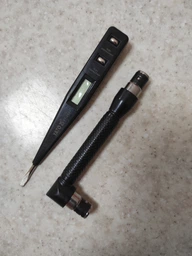 Тримач викруткових насадок, магнітний, двосторонній YATO: 1/4", угол-90°, l = 105 мм (YT-04630)