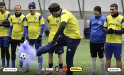 М'яч для Гендер Паті. Пластиковий футбольний м'яч з фарбою. Gender Reveal Party. фото від покупців 2