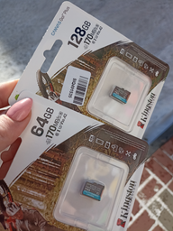 Карта памяти Kingston MicroSDXC 128GB Canvas Go! Plus Class 10 UHS-I U3 V30 A2 (SDCG3/128GBSP) фото от покупателей 6