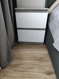 Прикроватна тумбочка на 2 шухляди Moreli T-225 Ш400/В530/Г400 Дуб аппалачі фото від покупців 4